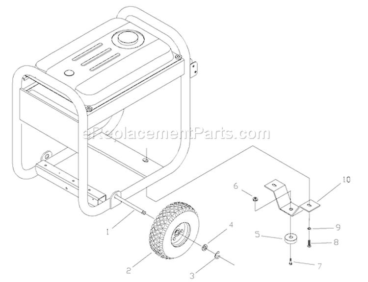 Page D Diagram and Parts List for 1934-2  Briggs and Stratton Generator